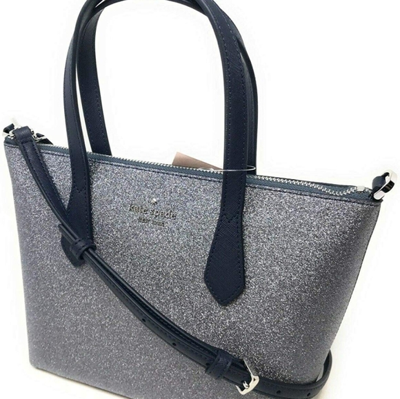 Kate Spade Joeley Glitter Dust Navy Crossbody Ina - Picture 5 of 5